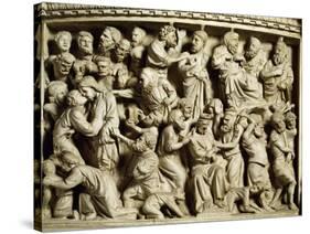 Betrayal and Capture of Christ, Scene from the Life of Christ-Giovanni Pisano-Stretched Canvas