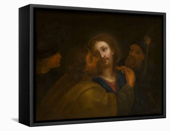 Betrayal of Christ by Guercino-null-Framed Stretched Canvas