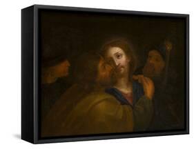 Betrayal of Christ by Guercino-null-Framed Stretched Canvas