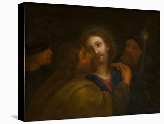 Betrayal of Christ by Guercino-null-Stretched Canvas
