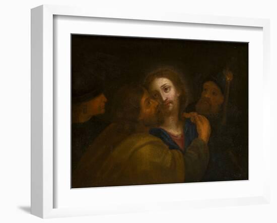 Betrayal of Christ by Guercino-null-Framed Giclee Print
