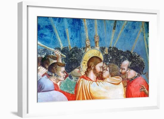 Betrayal of Christ-Giotto di Bondone-Framed Giclee Print