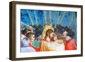 Betrayal of Christ-Giotto di Bondone-Framed Giclee Print