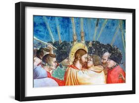 Betrayal of Christ-Giotto di Bondone-Framed Giclee Print