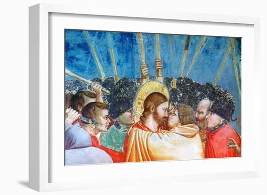 Betrayal of Christ-Giotto di Bondone-Framed Giclee Print