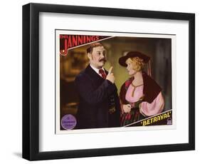 Betrayal-null-Framed Art Print