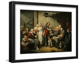 Betrothal in the Village, 1761-Jean-Baptiste Greuze-Framed Giclee Print