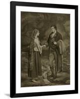 Betrothal of Robert Burns and Highland Mary, 1785-James Archer-Framed Giclee Print