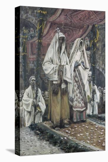 Betrothel of the Virgin and Joseph-James Tissot-Stretched Canvas