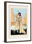 Betsy and Ozma-John R. Neill-Framed Art Print