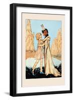 Betsy and Ozma-John R. Neill-Framed Art Print