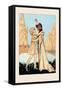 Betsy and Ozma-John R. Neill-Framed Stretched Canvas