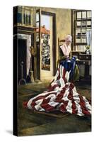 Betsy Ross (1752-1836)-Elisabeth Moore Hallowell-Stretched Canvas