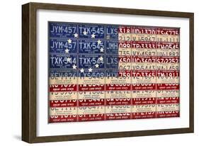 Betsy Ross Flag-Design Turnpike-Framed Giclee Print