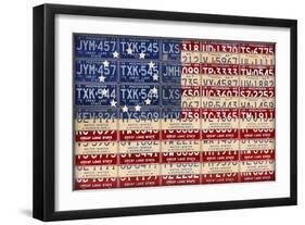 Betsy Ross Flag-Design Turnpike-Framed Giclee Print