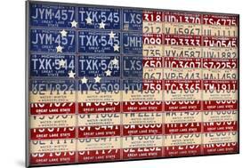 Betsy Ross Flag-Design Turnpike-Mounted Giclee Print