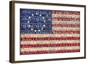 Betsy Ross Flag-Design Turnpike-Framed Giclee Print