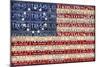Betsy Ross Flag-Design Turnpike-Mounted Giclee Print