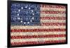 Betsy Ross Flag-Design Turnpike-Framed Giclee Print