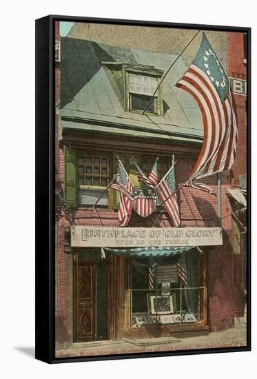 Betsy Ross House, Philadelphia, Pennsylvania-null-Framed Stretched Canvas