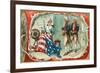 Betsy Ross Sewing Flag-null-Framed Premium Giclee Print