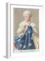 Betsy Ross Sewing Flag-null-Framed Art Print