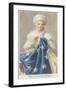 Betsy Ross Sewing Flag-null-Framed Art Print