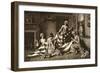 Betsy Ross Sewing the First United States Flag-null-Framed Giclee Print