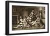 Betsy Ross Sewing the First United States Flag-null-Framed Giclee Print