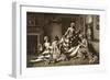 Betsy Ross Sewing the First United States Flag-null-Framed Giclee Print