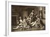 Betsy Ross Sewing the First United States Flag-null-Framed Giclee Print