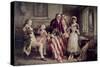 Betsy Ross-Jean Leon Gerome Ferris-Stretched Canvas