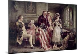 Betsy Ross-Jean Leon Gerome Ferris-Mounted Giclee Print