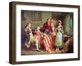 Betsy Ross-Jean Leon Gerome Ferris-Framed Giclee Print