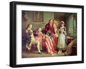 Betsy Ross-Jean Leon Gerome Ferris-Framed Giclee Print