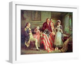 Betsy Ross-Jean Leon Gerome Ferris-Framed Giclee Print