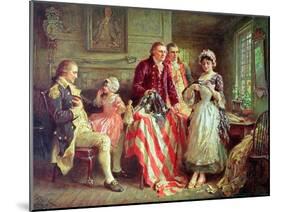Betsy Ross-Jean Leon Gerome Ferris-Mounted Giclee Print
