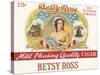 Betsy Ross-Art Of The Cigar-Stretched Canvas