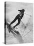 Betsy Snite During Winter Olympics-Ralph Crane-Stretched Canvas