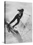 Betsy Snite During Winter Olympics-Ralph Crane-Stretched Canvas