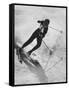 Betsy Snite During Winter Olympics-Ralph Crane-Framed Stretched Canvas