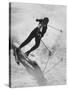 Betsy Snite During Winter Olympics-Ralph Crane-Stretched Canvas