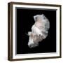 Betta Fish,Siamese Fighting Fish in Movement Isolated on Black Background.-Nuamfolio-Framed Photographic Print