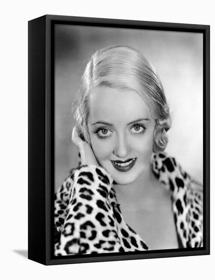 Bette Davis, Warner Bros. Portrait, 1932-null-Framed Stretched Canvas