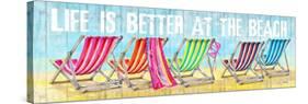 Better at the Beach-Michael Tarin-Stretched Canvas