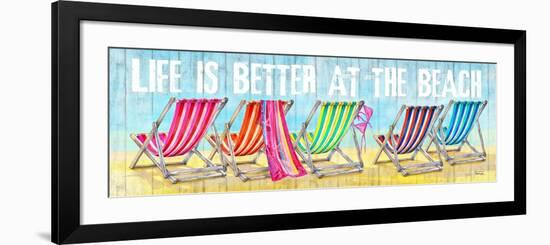 Better at the Beach-Michael Tarin-Framed Premium Giclee Print