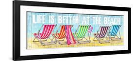 Better at the Beach-Michael Tarin-Framed Premium Giclee Print