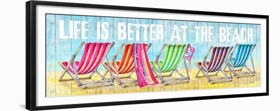 Better at the Beach-Michael Tarin-Framed Premium Giclee Print