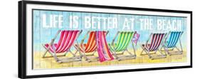 Better at the Beach-Michael Tarin-Framed Premium Giclee Print