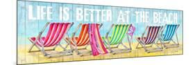 Better at the Beach-Michael Tarin-Mounted Premium Giclee Print